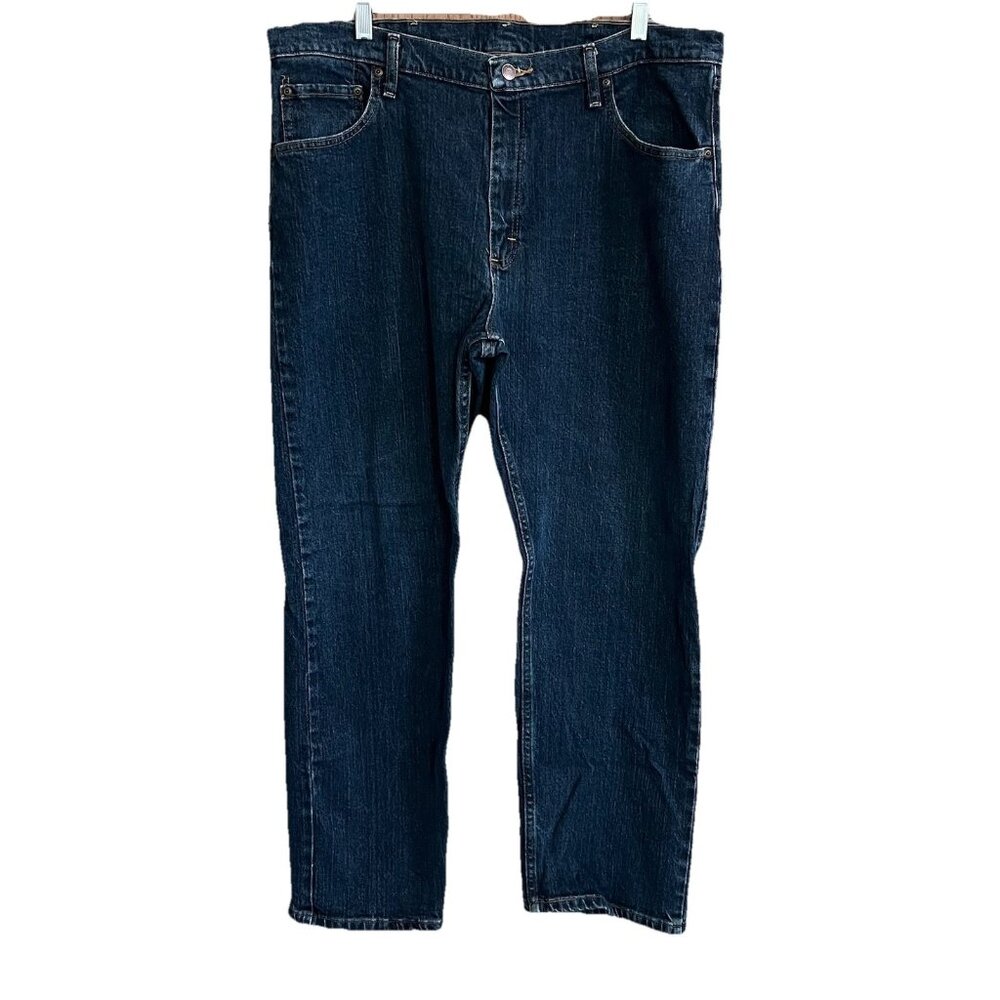Mens Wrangler Regular Fit Denim Jeans 38x29 Measures 38x29 Cotton Blend Stretch